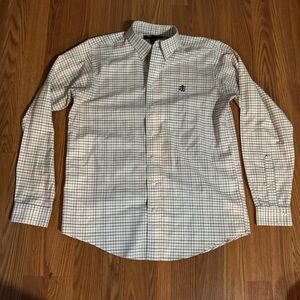 Brooks Brothers Colorful Checkered Long- Sleeve Button ‎ Down Dress Shirt Preppy